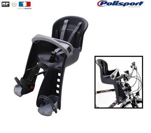 Siege vélo avant porte bébé